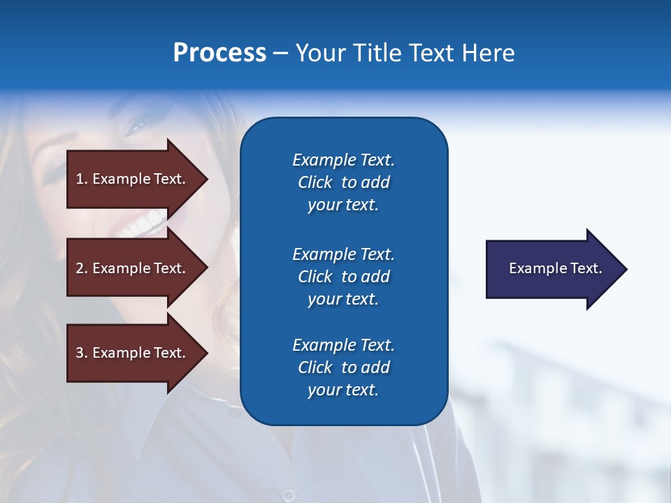 Office Female Modern PowerPoint Template