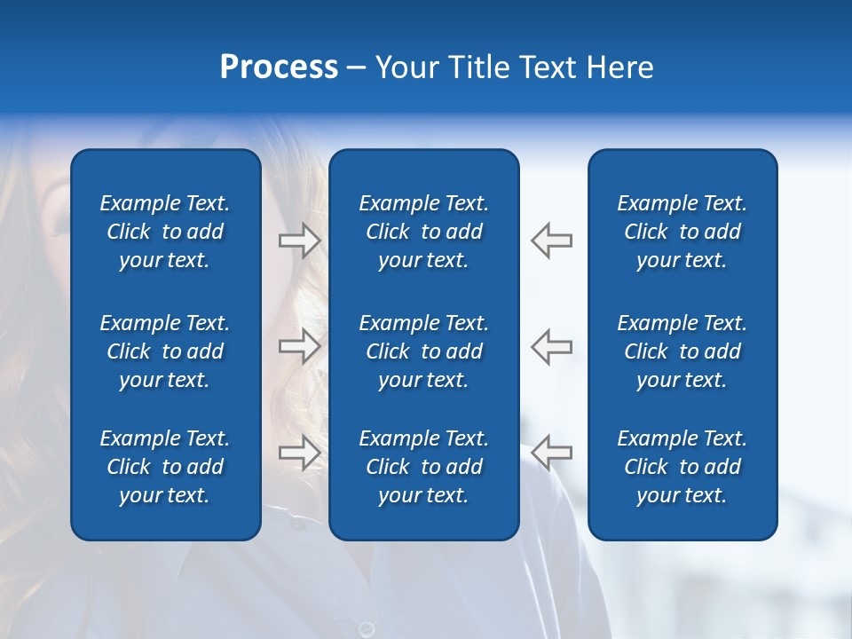 Office Female Modern PowerPoint Template