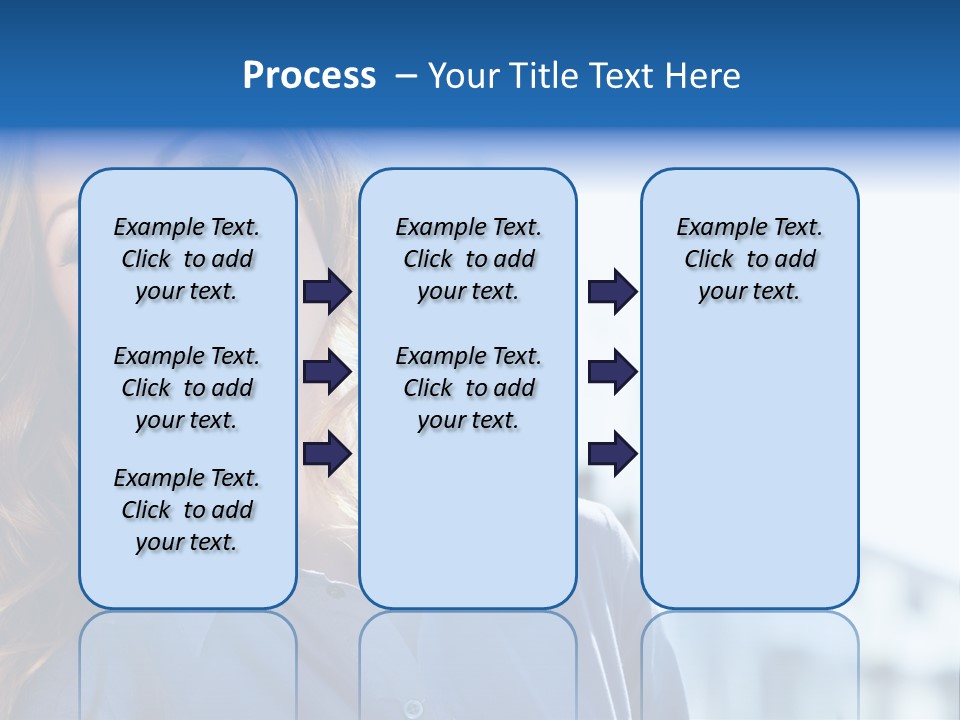 Office Female Modern PowerPoint Template