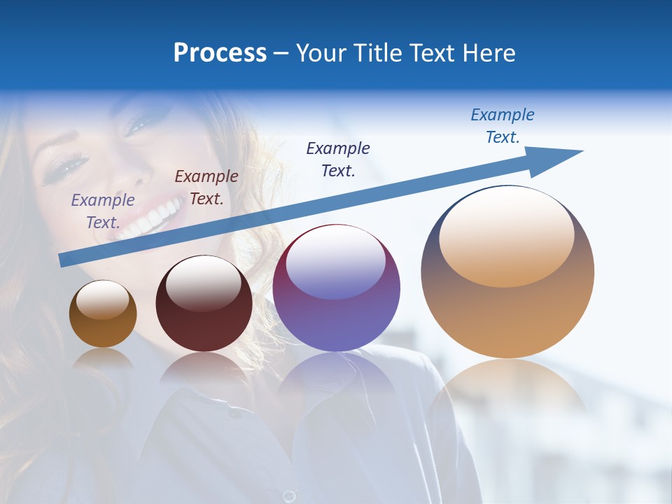 Office Female Modern PowerPoint Template