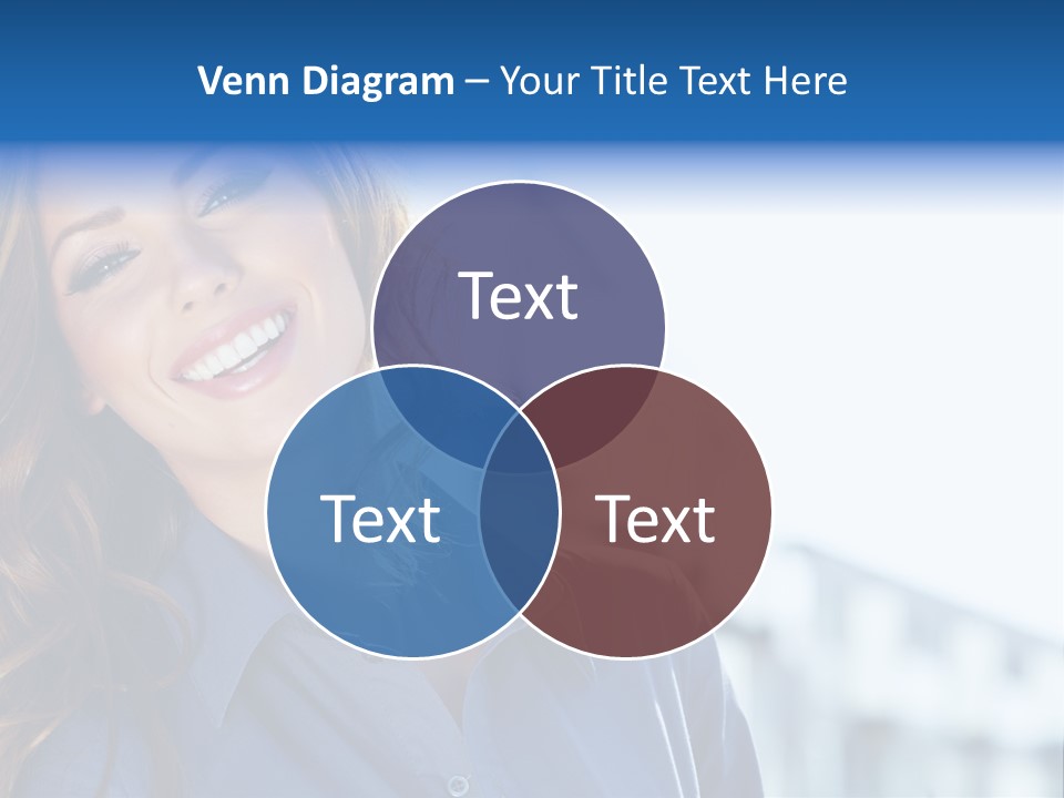 Office Female Modern PowerPoint Template