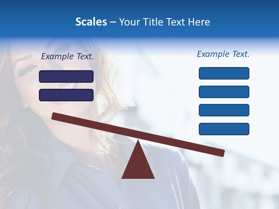 Office Female Modern PowerPoint Template