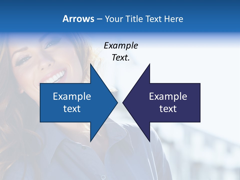 Office Female Modern PowerPoint Template