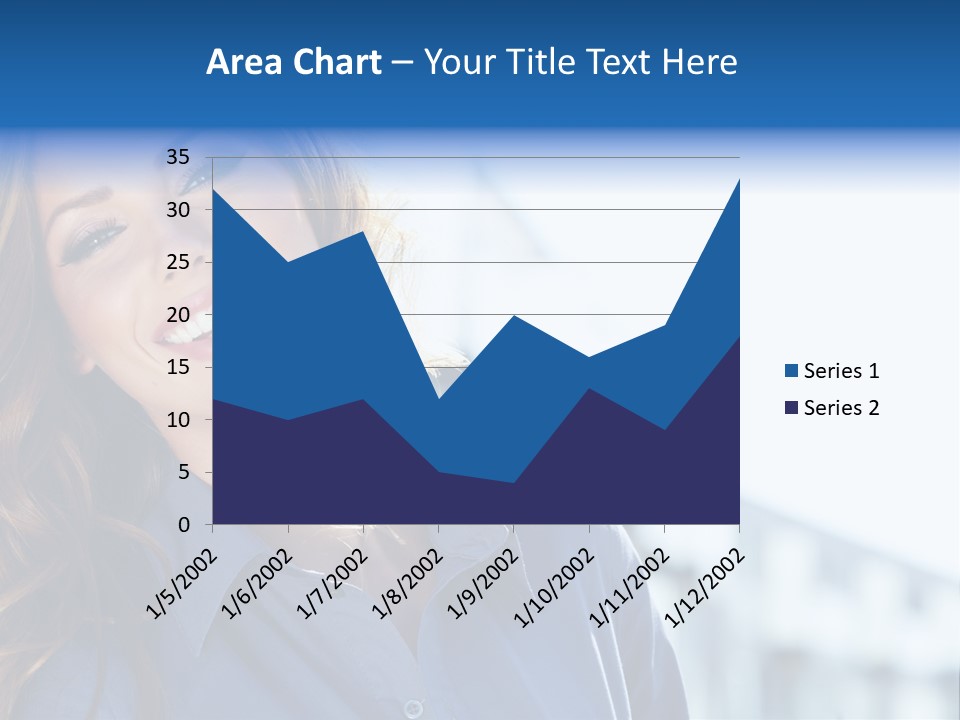 Office Female Modern PowerPoint Template