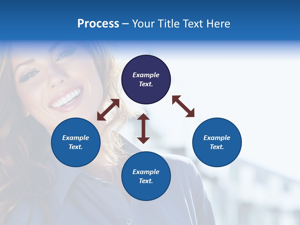 Office Female Modern PowerPoint Template