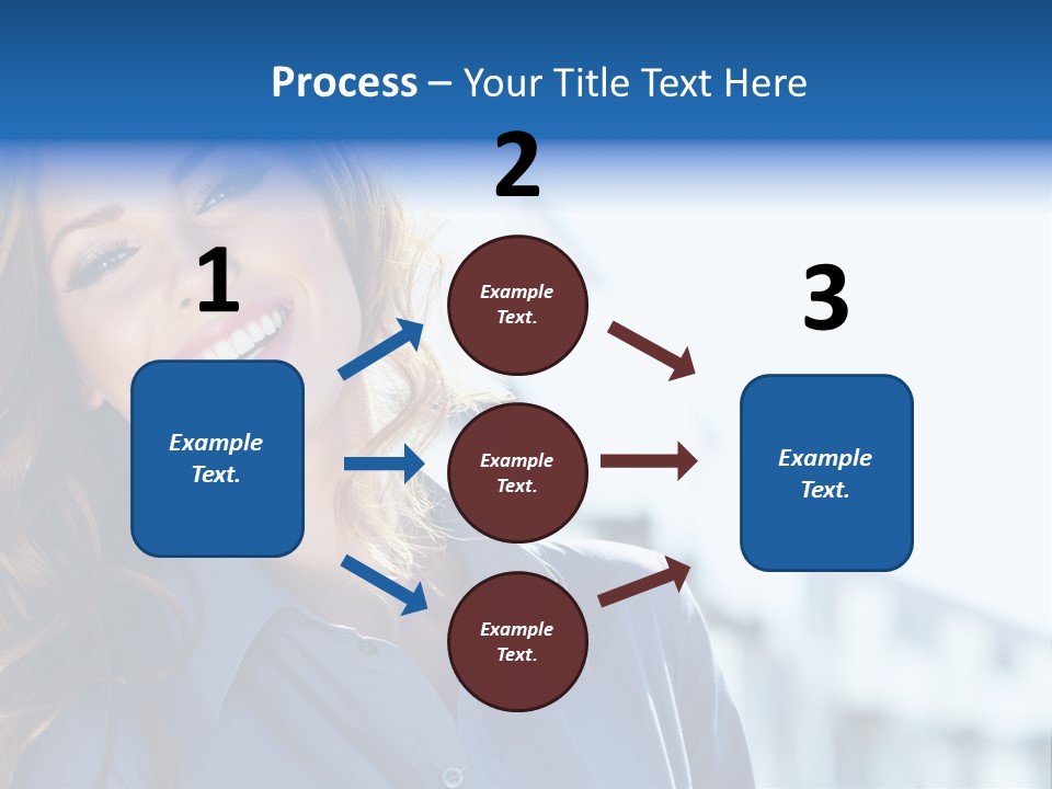 Office Female Modern PowerPoint Template