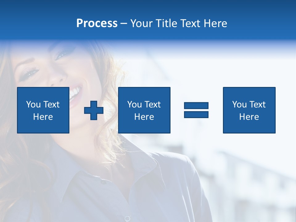 Office Female Modern PowerPoint Template