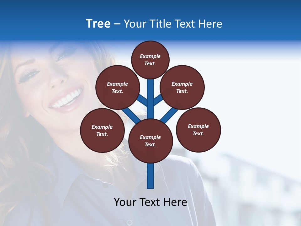 Office Female Modern PowerPoint Template