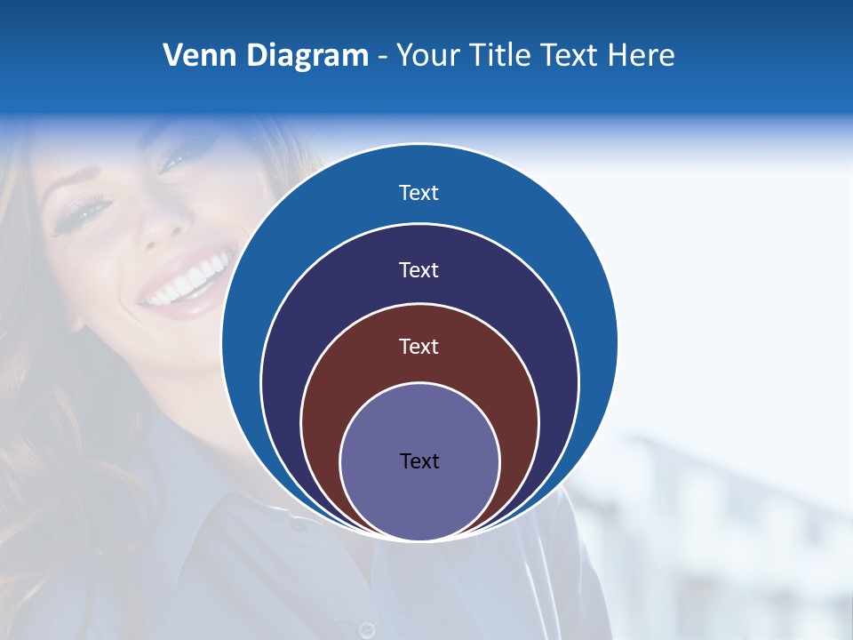 Office Female Modern PowerPoint Template