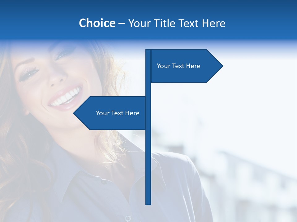 Office Female Modern PowerPoint Template