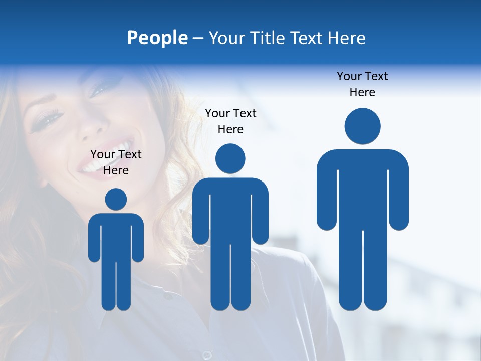 Office Female Modern PowerPoint Template