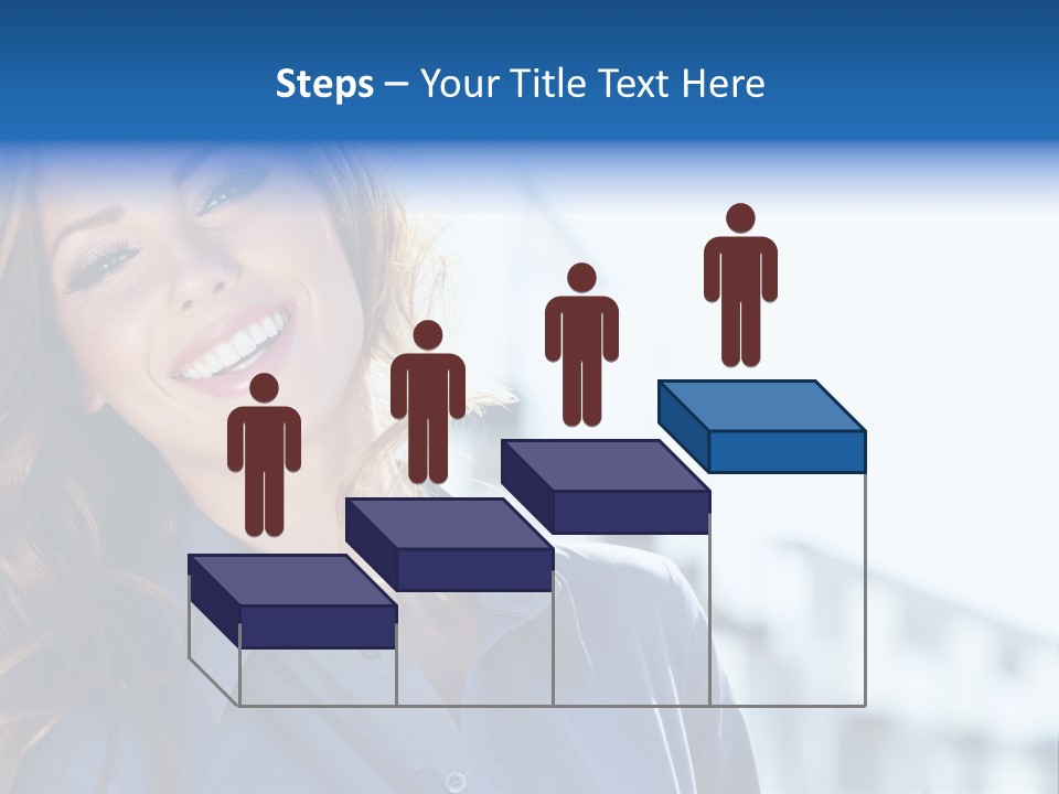Office Female Modern PowerPoint Template