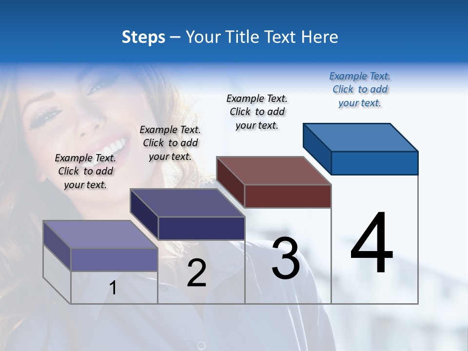 Office Female Modern PowerPoint Template