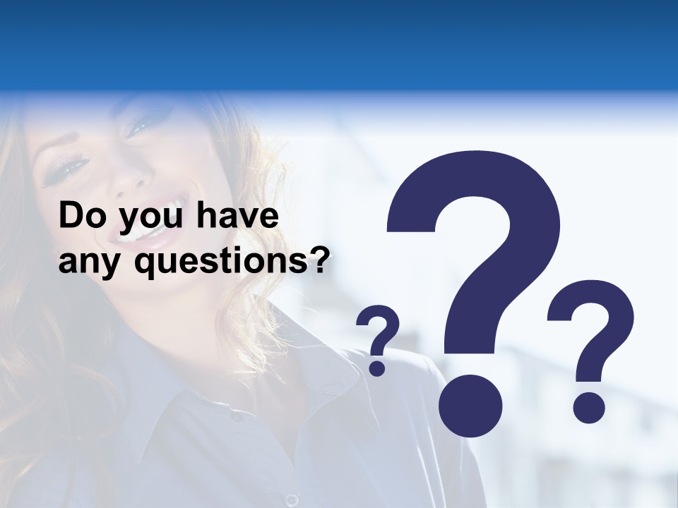 Office Female Modern PowerPoint Template