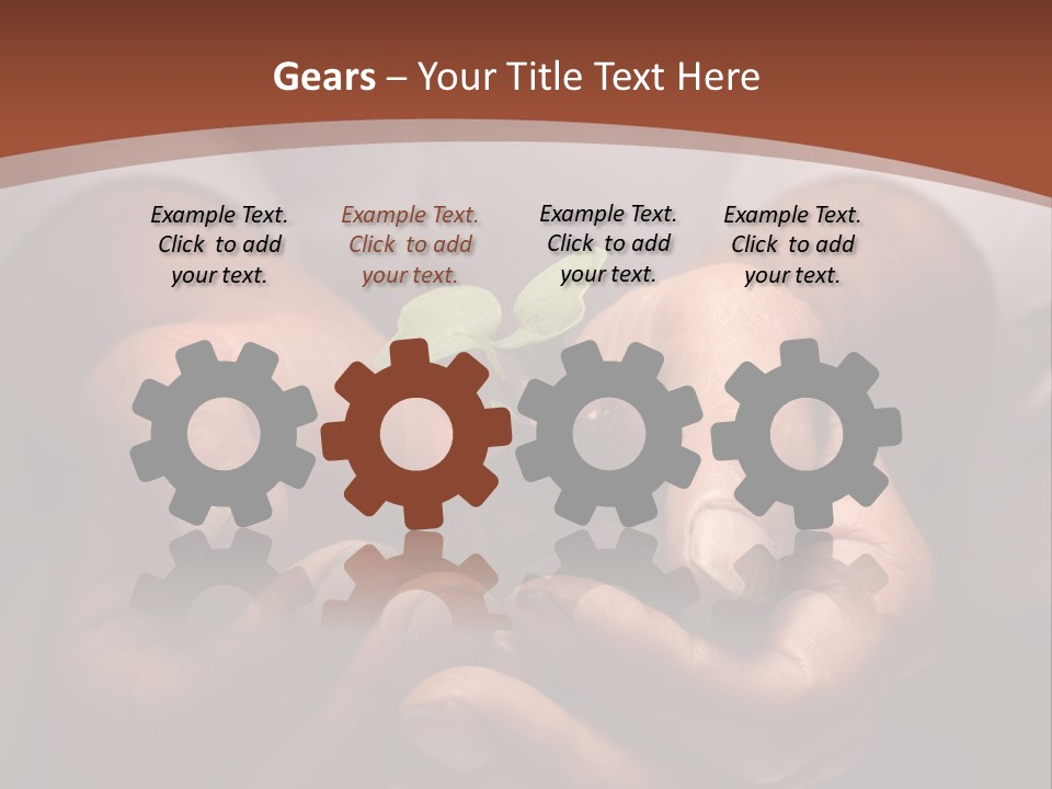 Spring Seedling Gardening PowerPoint Template