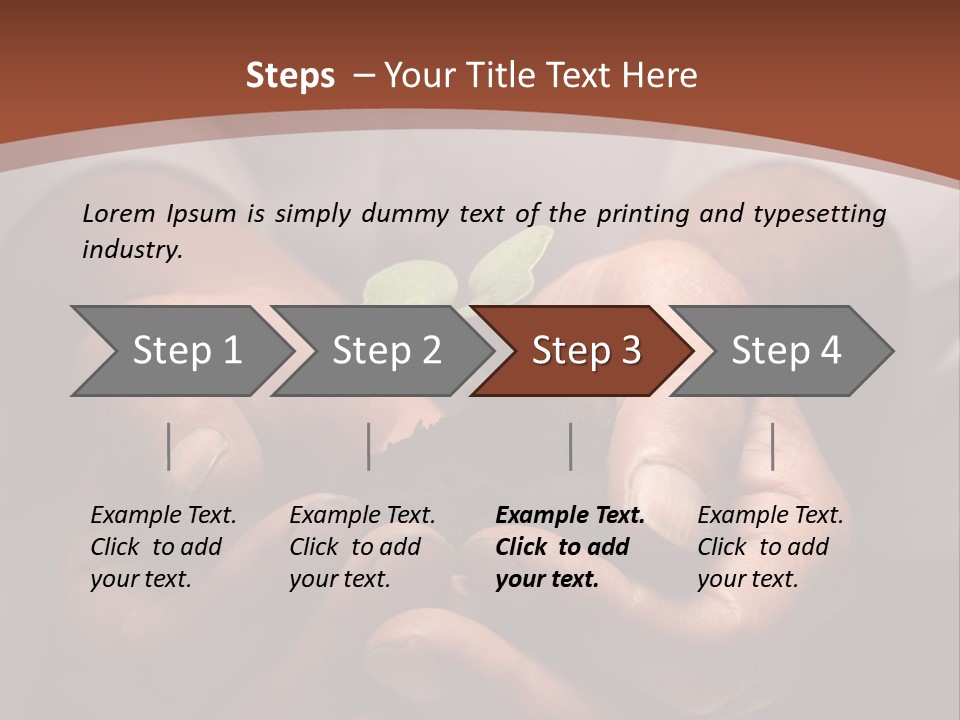 Spring Seedling Gardening PowerPoint Template
