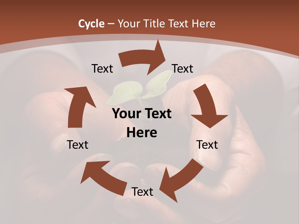 Spring Seedling Gardening PowerPoint Template