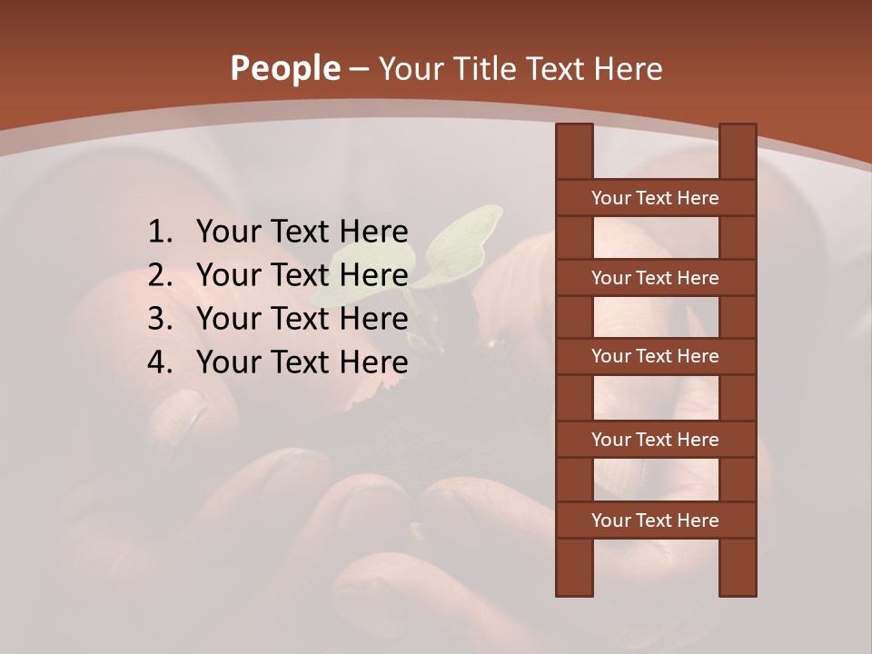 Spring Seedling Gardening PowerPoint Template