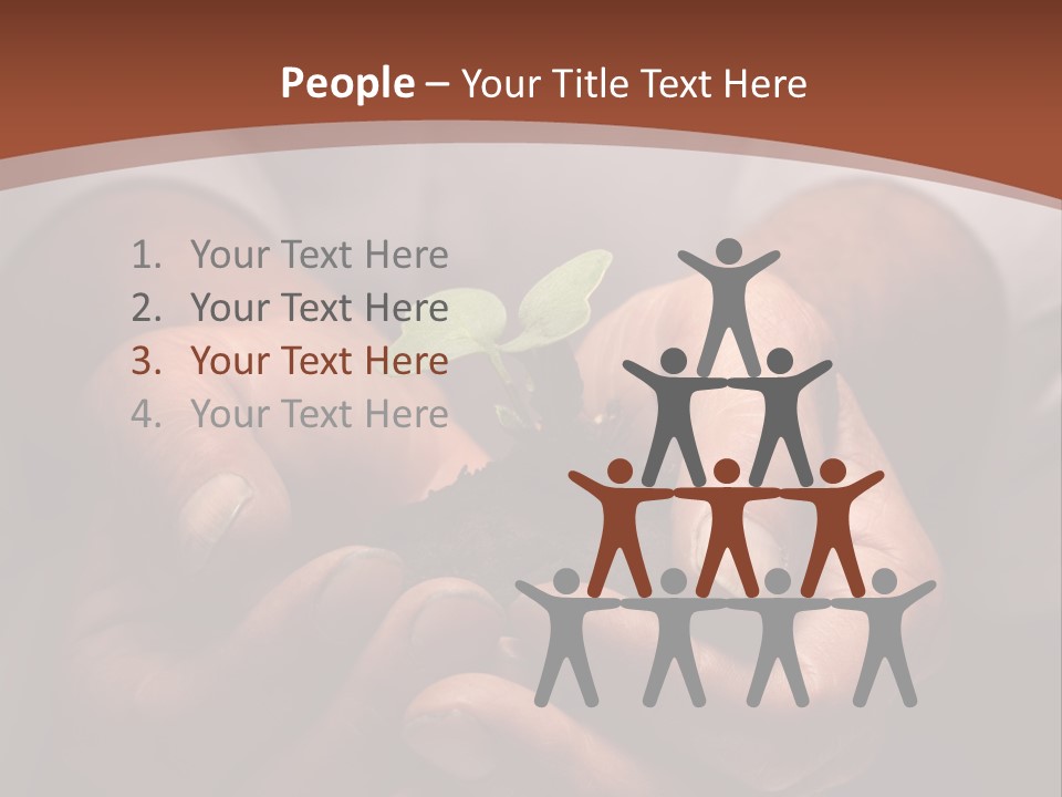 Spring Seedling Gardening PowerPoint Template