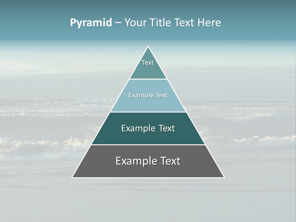 Mist Horizontal Stream PowerPoint Template