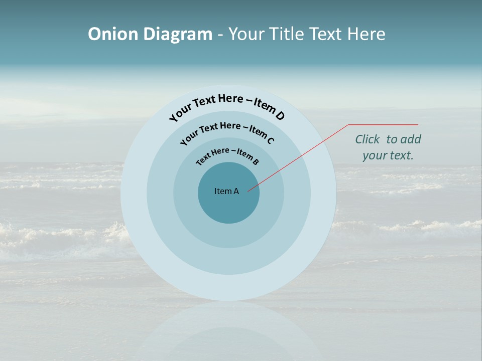 Mist Horizontal Stream PowerPoint Template