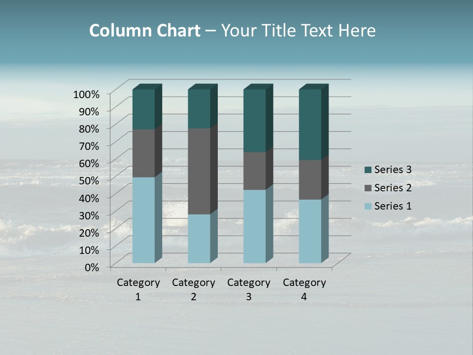 Mist Horizontal Stream PowerPoint Template