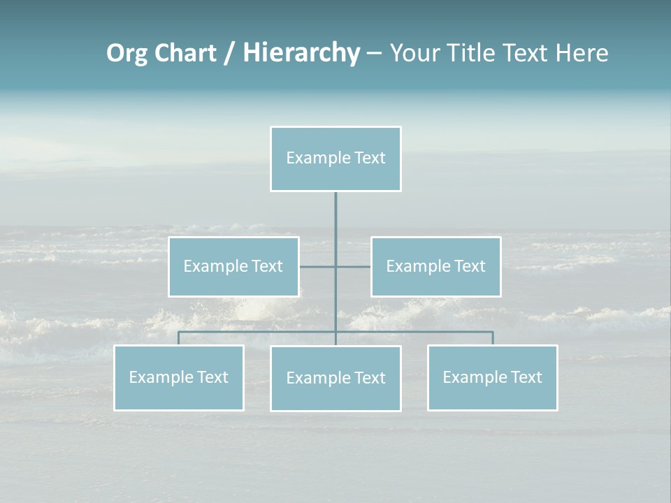 Mist Horizontal Stream PowerPoint Template