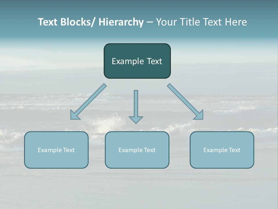 Mist Horizontal Stream PowerPoint Template