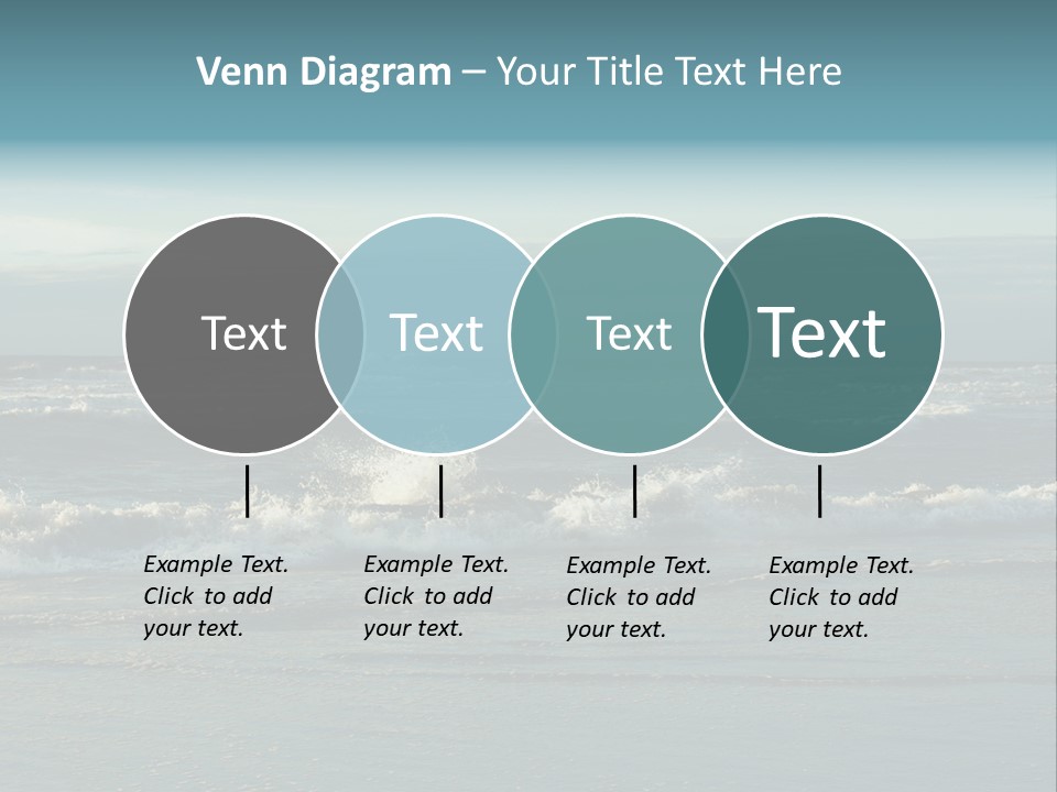 Mist Horizontal Stream PowerPoint Template