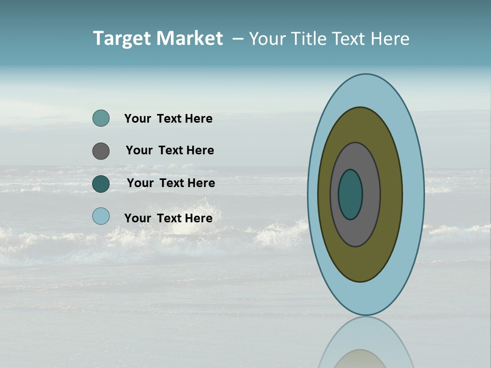 Mist Horizontal Stream PowerPoint Template