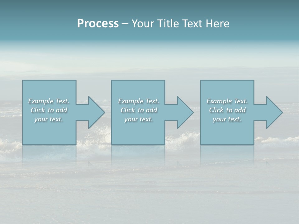 Mist Horizontal Stream PowerPoint Template