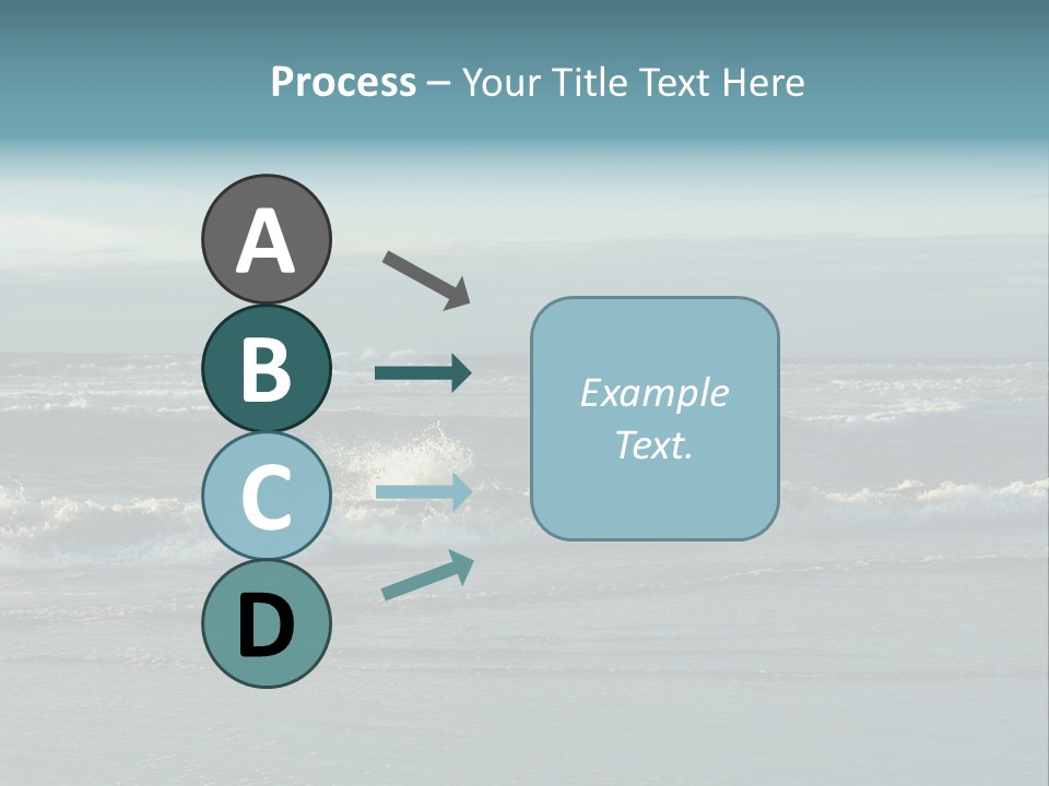 Mist Horizontal Stream PowerPoint Template