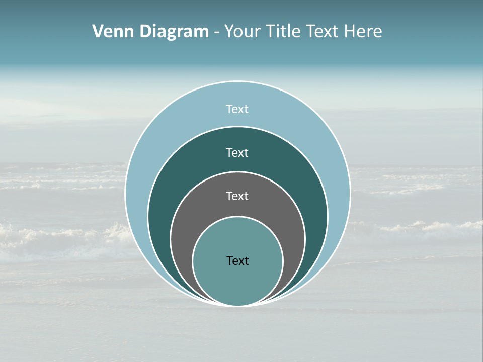 Mist Horizontal Stream PowerPoint Template