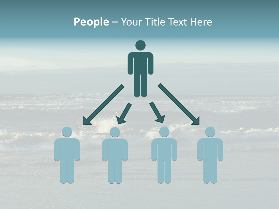 Mist Horizontal Stream PowerPoint Template