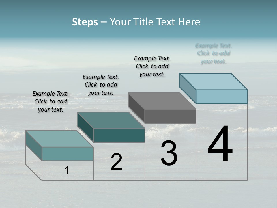Mist Horizontal Stream PowerPoint Template