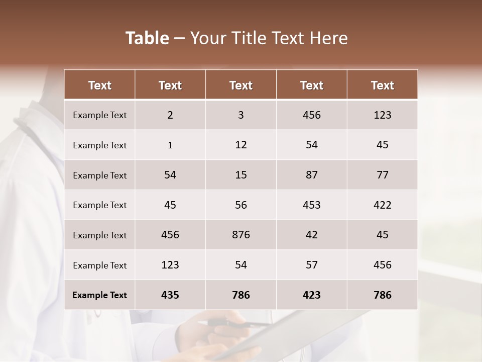 Career Uniform Inside PowerPoint Template