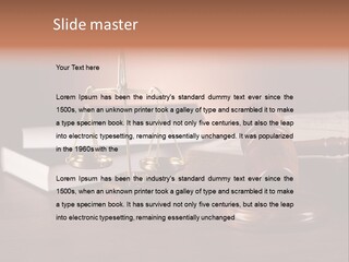 Tribunal Judgment Symbol PowerPoint Template