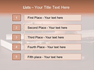 Tribunal Judgment Symbol PowerPoint Template