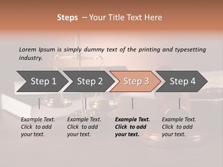 Tribunal Judgment Symbol PowerPoint Template