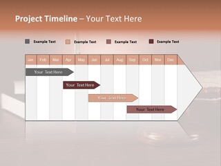 Tribunal Judgment Symbol PowerPoint Template