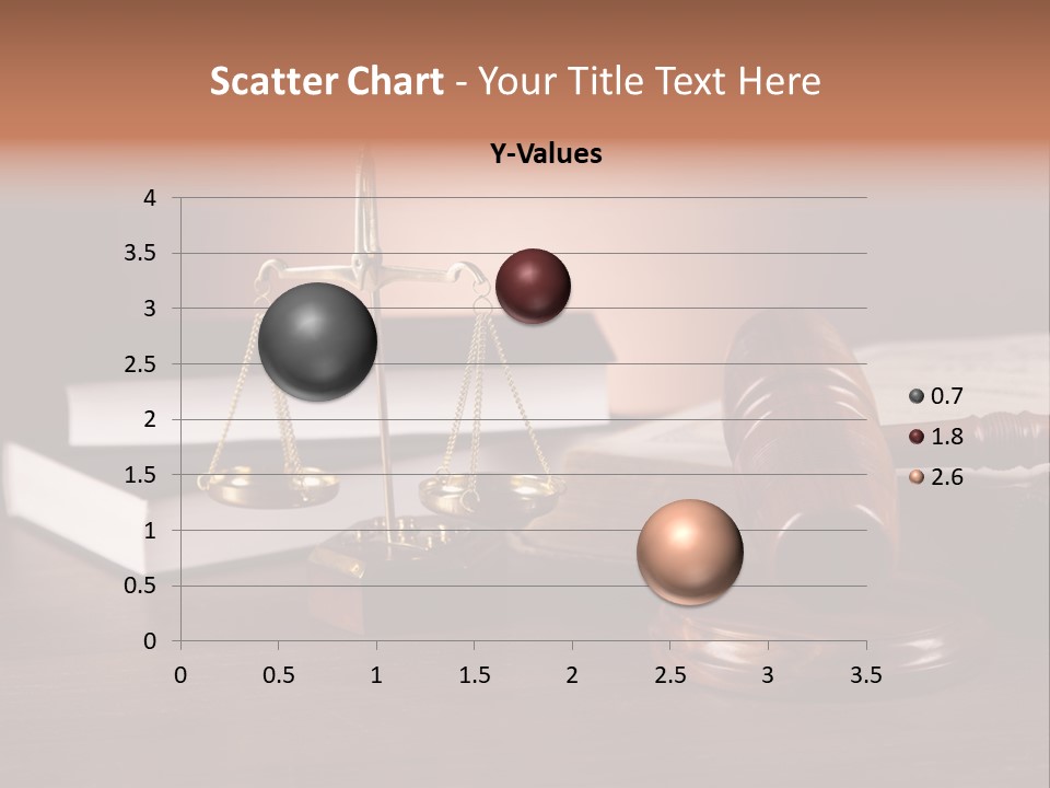 Tribunal Judgment Symbol PowerPoint Template
