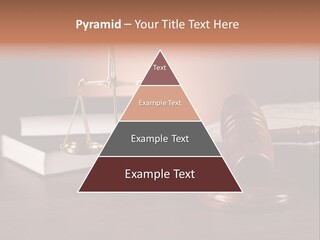 Tribunal Judgment Symbol PowerPoint Template