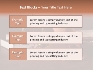 Tribunal Judgment Symbol PowerPoint Template