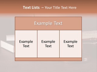 Tribunal Judgment Symbol PowerPoint Template