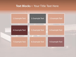 Tribunal Judgment Symbol PowerPoint Template
