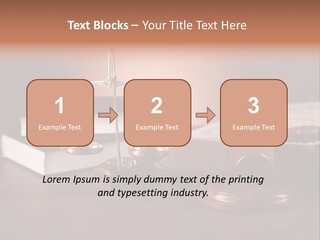 Tribunal Judgment Symbol PowerPoint Template