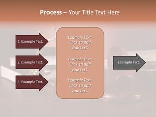 Tribunal Judgment Symbol PowerPoint Template
