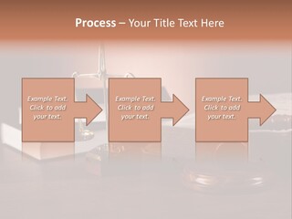 Tribunal Judgment Symbol PowerPoint Template
