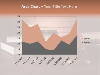 Tribunal Judgment Symbol PowerPoint Template