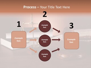 Tribunal Judgment Symbol PowerPoint Template